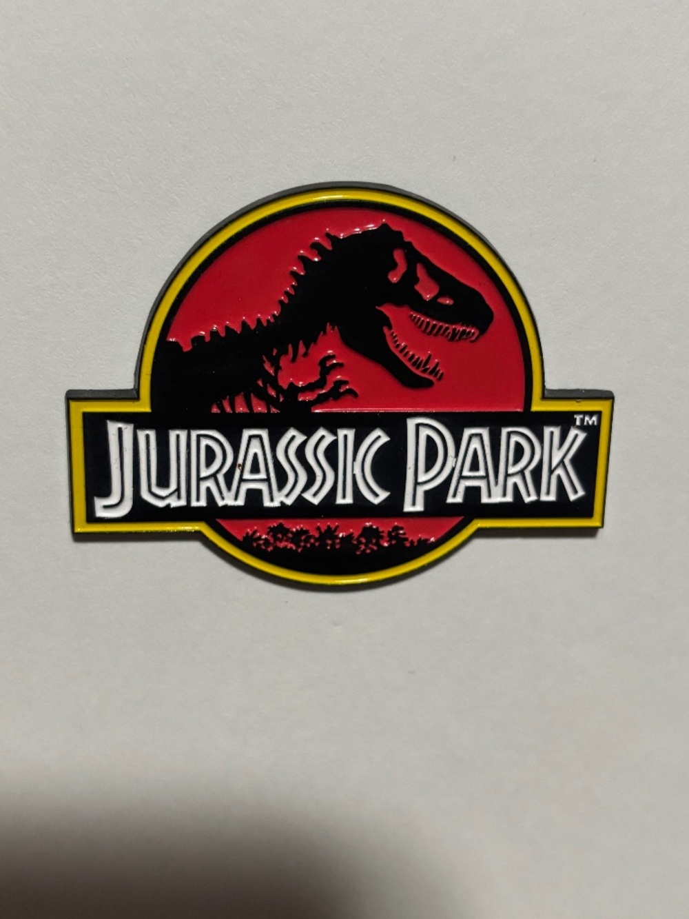 Jurassic Park Logo Enamel Pin